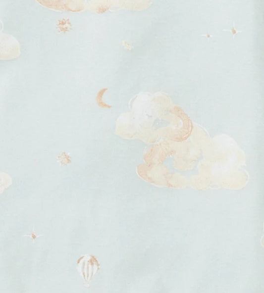 Good Night Sky Organic Warmer Beekeeper™ Wearable Baby Blanket - Ice Flow